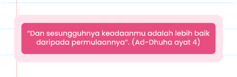 Gambar ini menunjukkan seorang lelaki yang sedang mengangkat telefon bimbitnya untuk mengambil gambar atau video. Di sebelah kiri atas, terdapat logo ‘Pandai’. Di tengah-tengah gambar, terdapat petikan ayat dari surah Ad-Dhuha ayat 4 yang berbunyi, ‘Dan sesungguhnya keadaanmu adalah lebih baik daripada permulaannya’. Terdapat elemen grafik berbentuk daun di sudut kiri atas dan kanan bawah gambar.